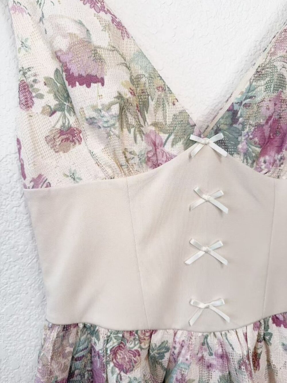 Arose Studio Grace Sleeveless Plain Corset Waist Mini Dress $158 One Size - Picture 3 of 7